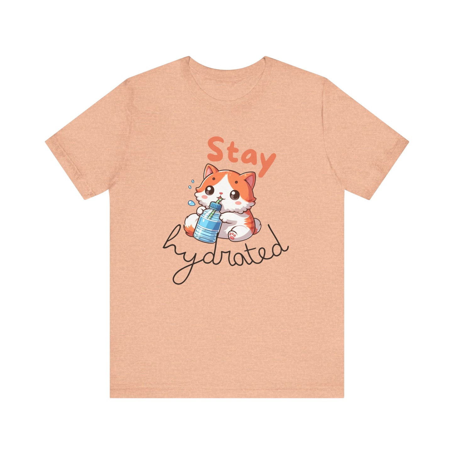 Cute Orange Cat Shirt | Stay Hydrated