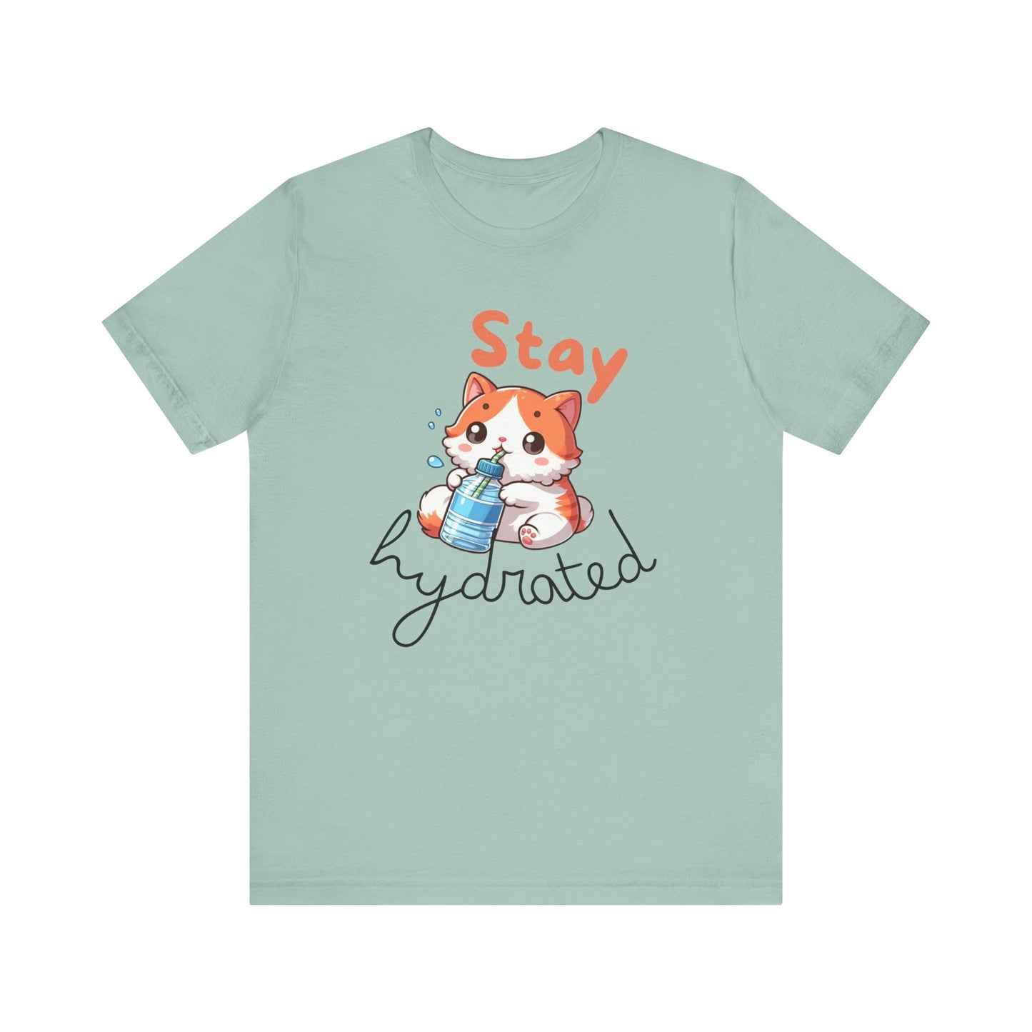 Cute Orange Cat Shirt | Stay Hydrated