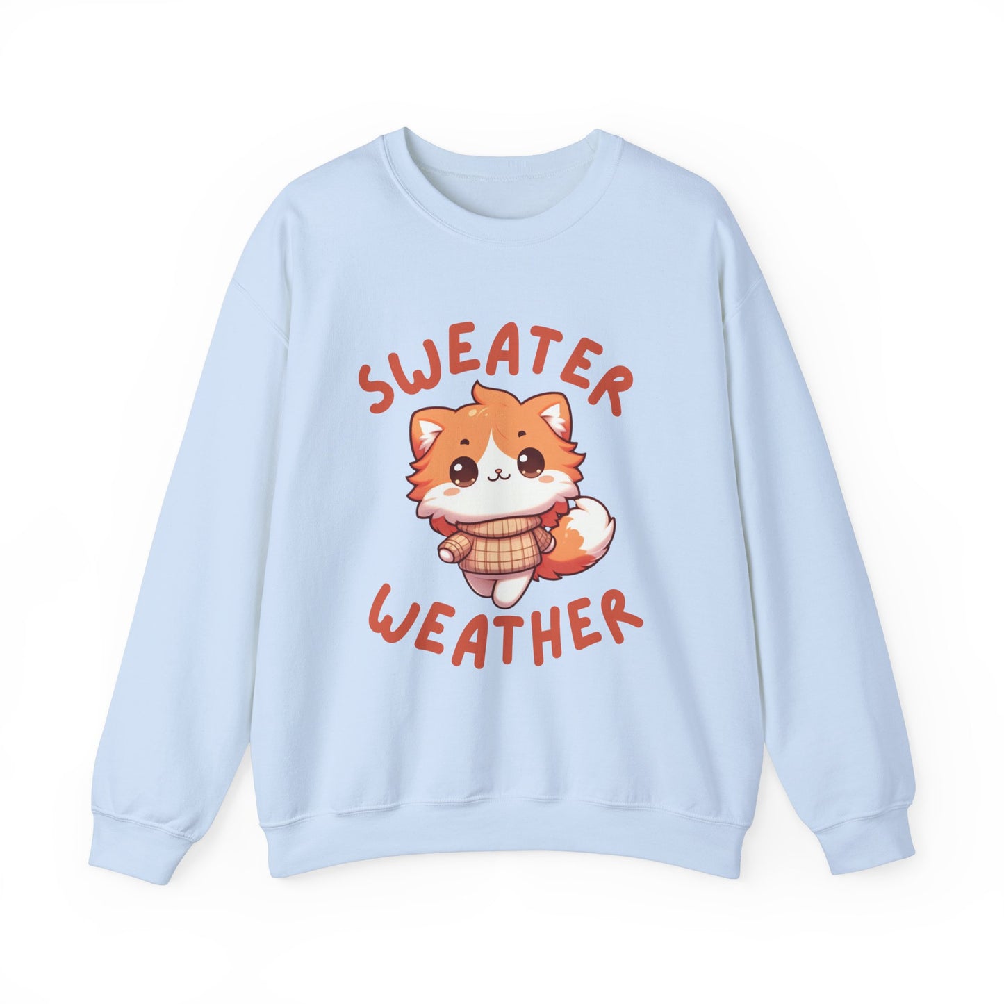 Orange Cat Sweater Weather Sweatshirt