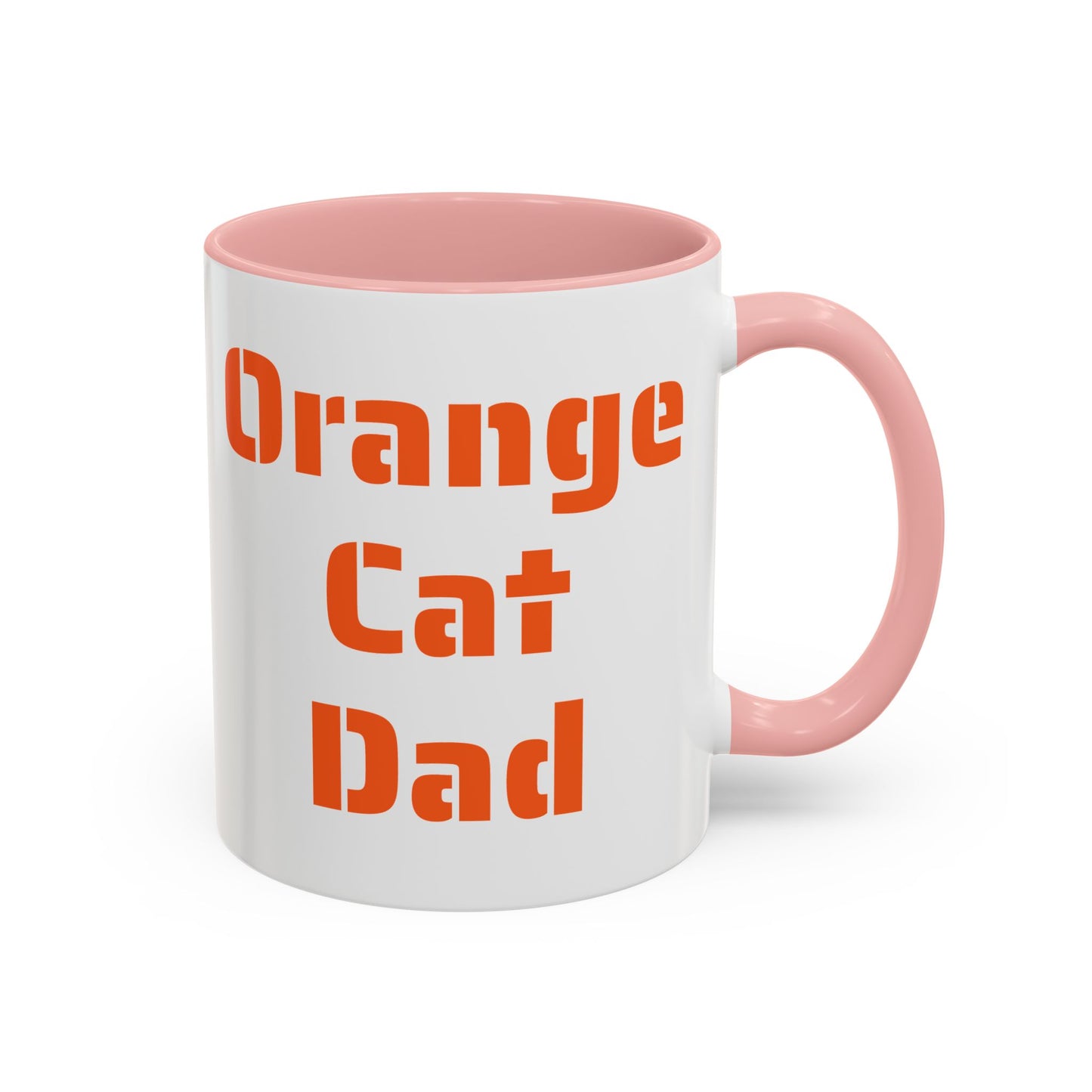 Ceramic Mug, Cat Dad Gift, Space Cat Cup, Cute Astronaut Kitty, Orange Cat Lover Present, Cat Coffee Cup 11oz