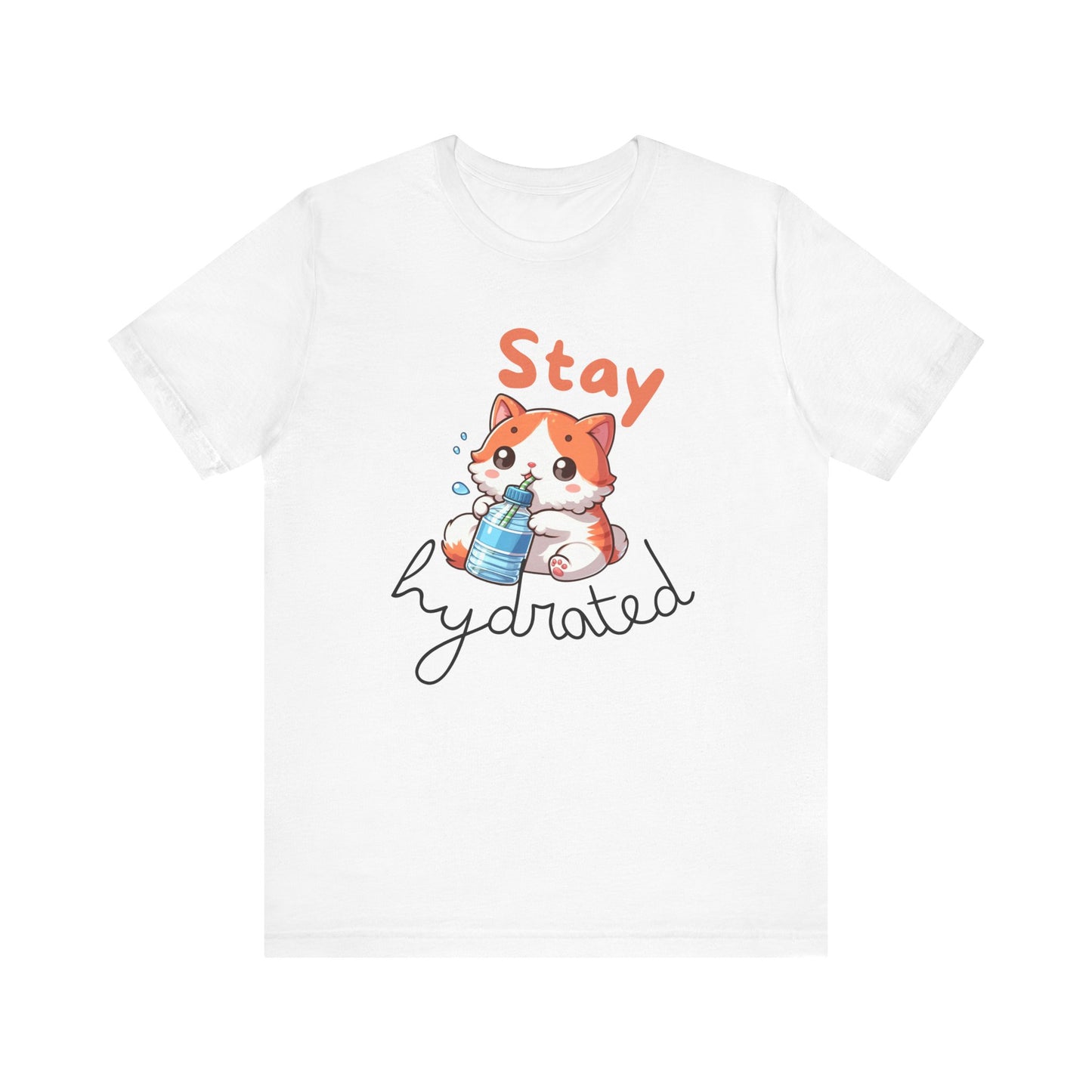 Cute Orange Cat Shirt | Stay Hydrated