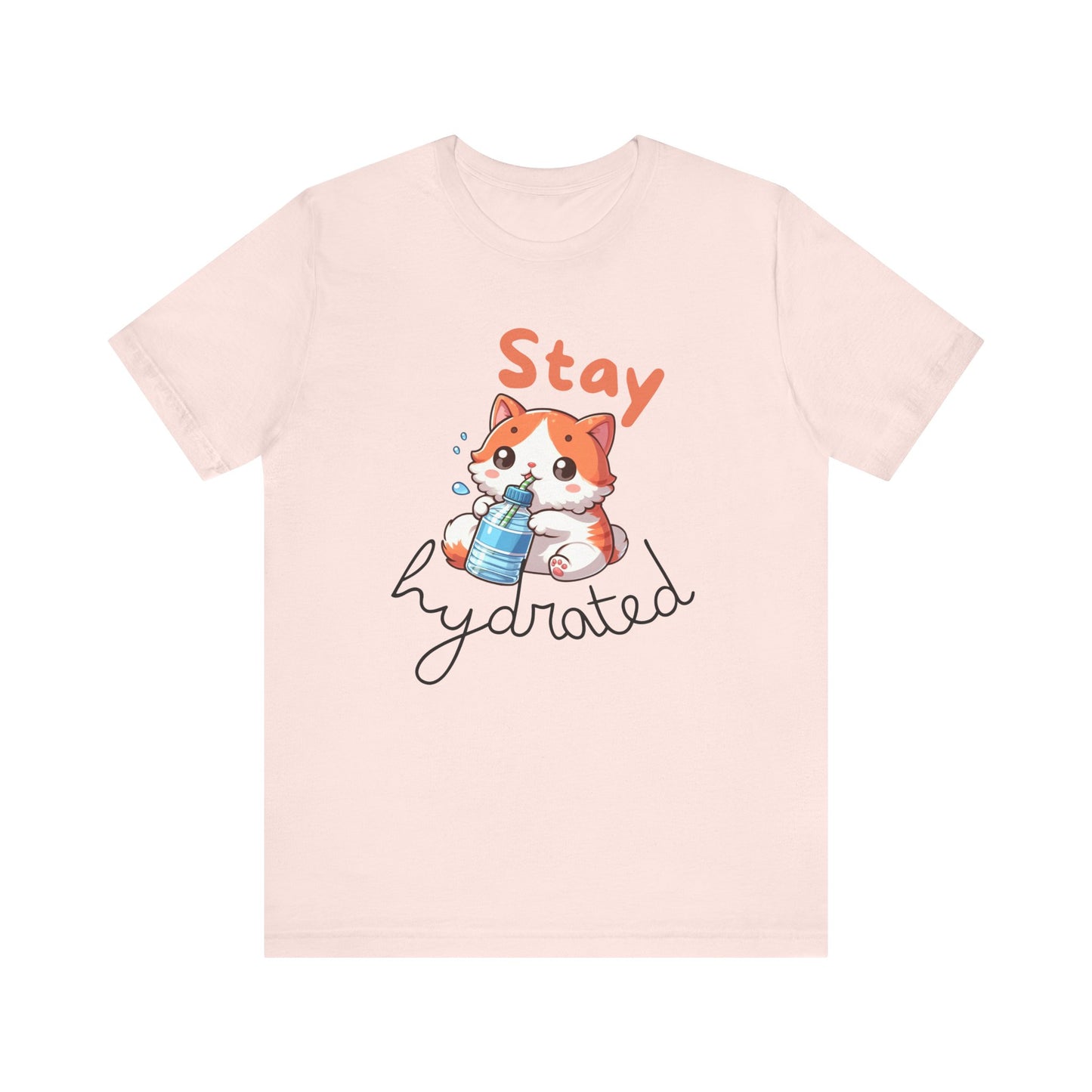 Cute Orange Cat Shirt | Stay Hydrated