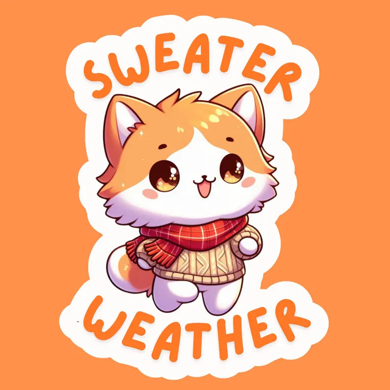 Sweater Weather Sticker