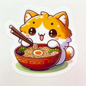 Ramen Cat Sticker Ramen Cat 1