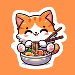 Ramen Cat Sticker Ramen Cat 2