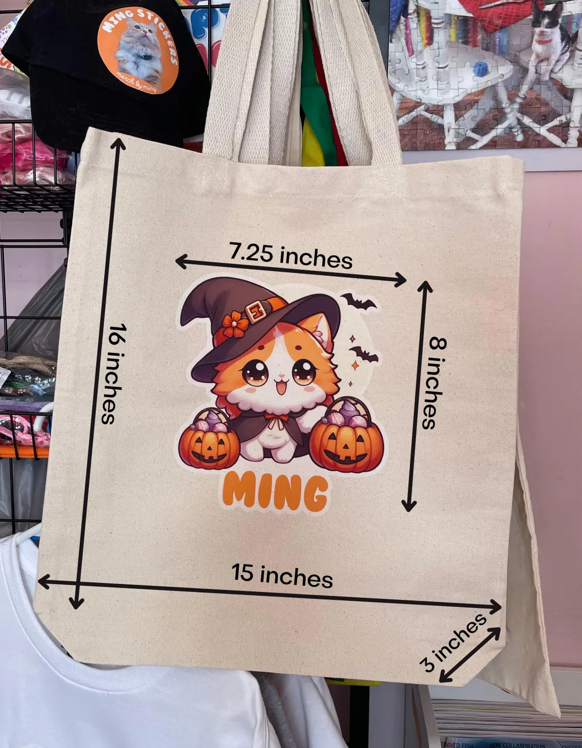 Bolsa de mano con mensaje "truco o trato" (envío gratuito)